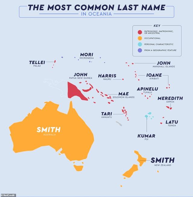 英语国家哪个姓氏最常见？“史密斯”居首